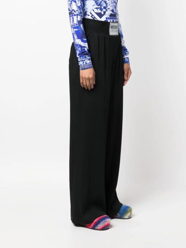 MOSCHINO JEANS  pleated wide-leg trousers - Image 3