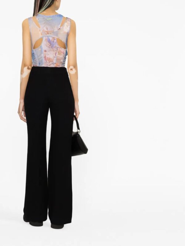 Balmain  Sky-print tulle bodysuit - Image 4