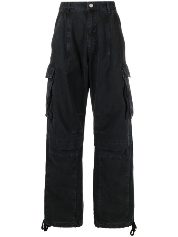 MOSCHINO JEANS  high-waisted denim cargo pants