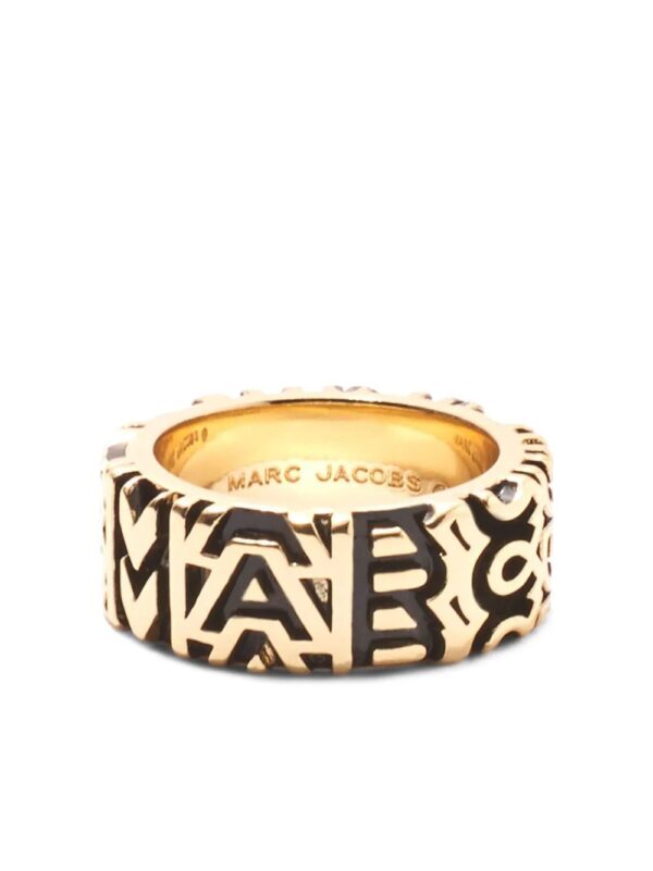 Marc Jacobs  Monogram engraved ring