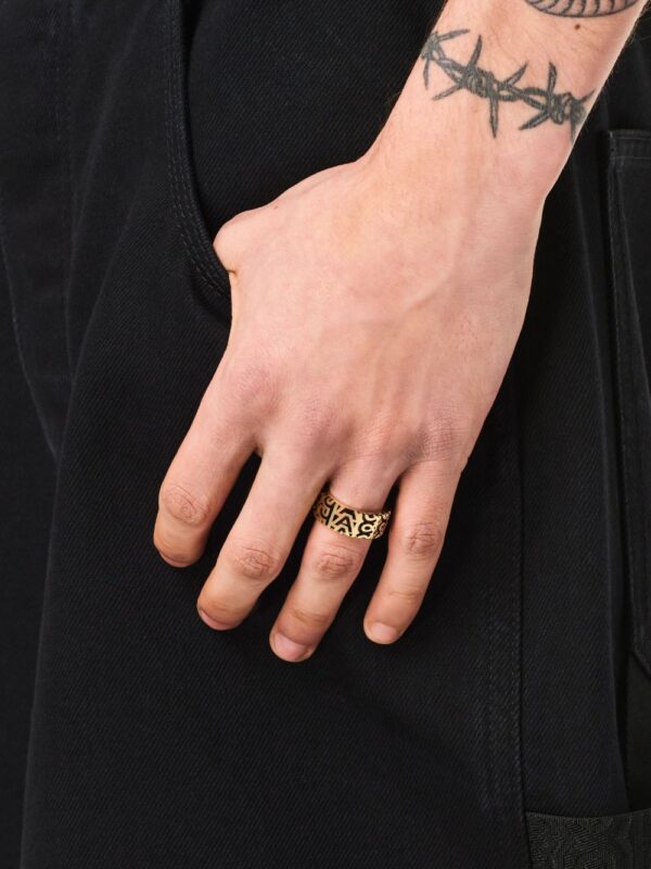 Marc Jacobs  Monogram engraved ring - Image 2