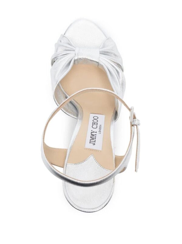 Jimmy Choo  knot-detail platform sandals - Image 4
