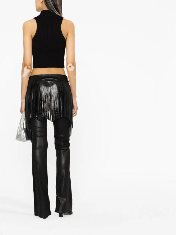 Versace  fringed boot-cut trousers - Image 4