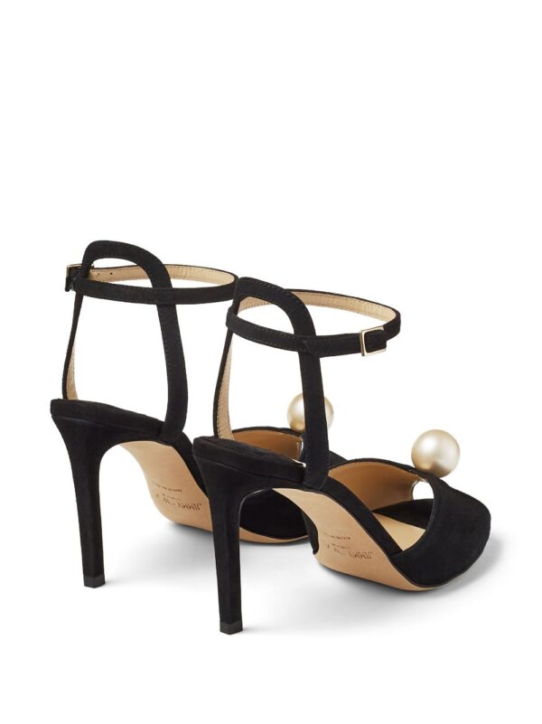 Jimmy Choo  Sacora 85mm pearl-embellished sandals - Image 3