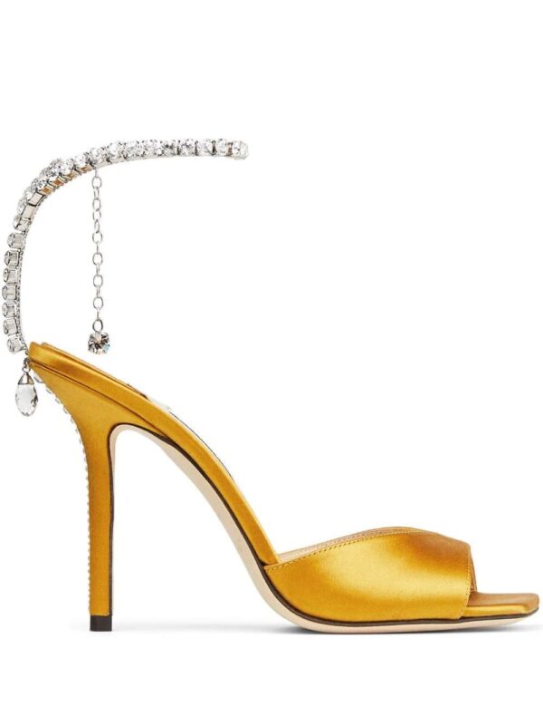 Jimmy Choo  Saeda 100mm crystal-embellishment sandals