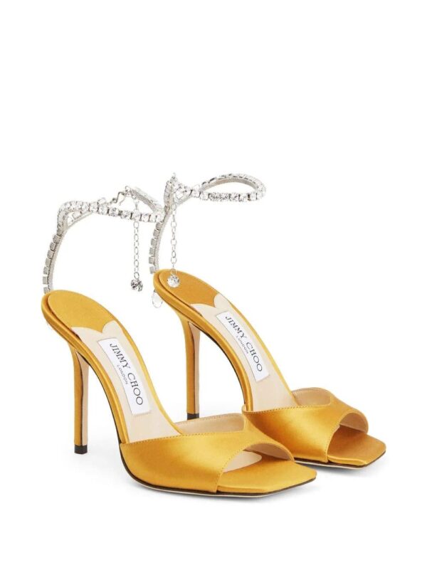 Jimmy Choo  Saeda 100mm crystal-embellishment sandals - Image 2