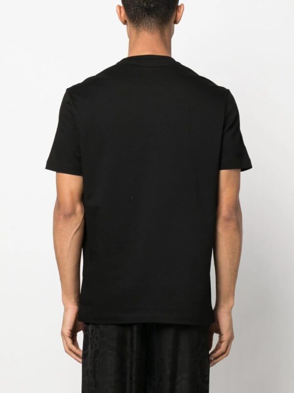 Versace  mesh logo appliqué T-shirt - Image 3