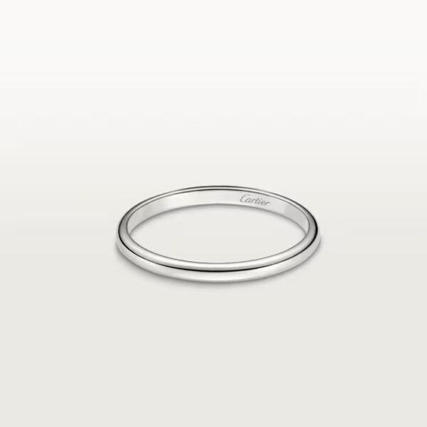 Cartier 1895 wedding band, 2 mm width