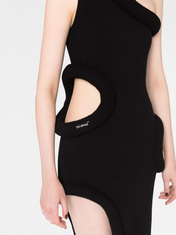 Off-White sleeveless one-shoulder dress - Image 7