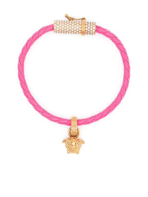 Versace  Medusa-plaque detail bracelet