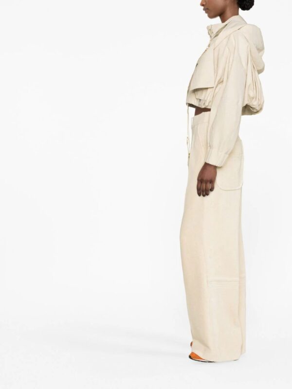 Jacquemus  wide-leg flared trousers - Image 3