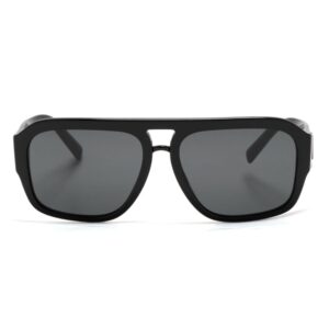 Dolce & Gabbana Eyewear logo-plaque square-frame sunglasses