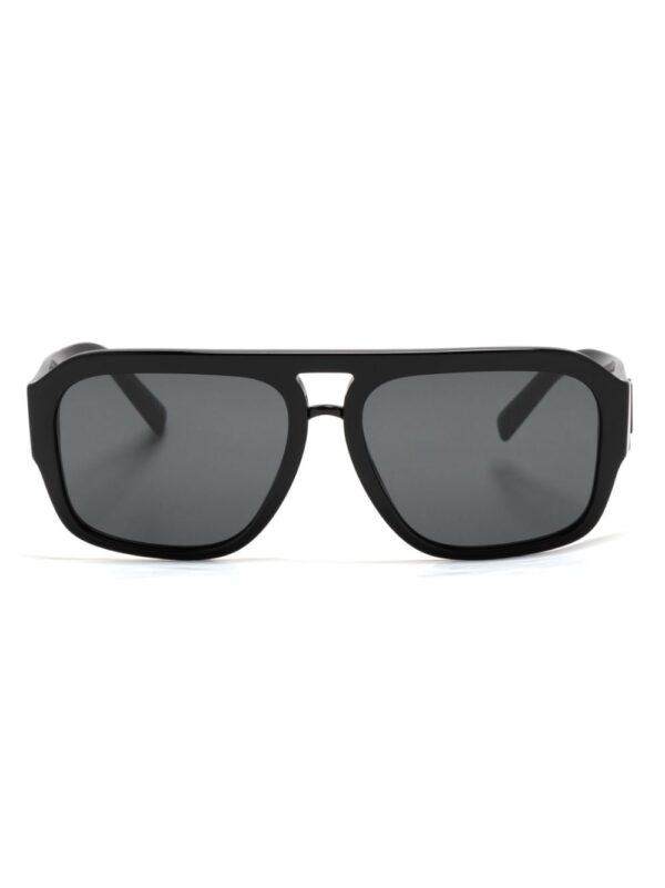 Dolce & Gabbana Eyewear logo-plaque square-frame sunglasses