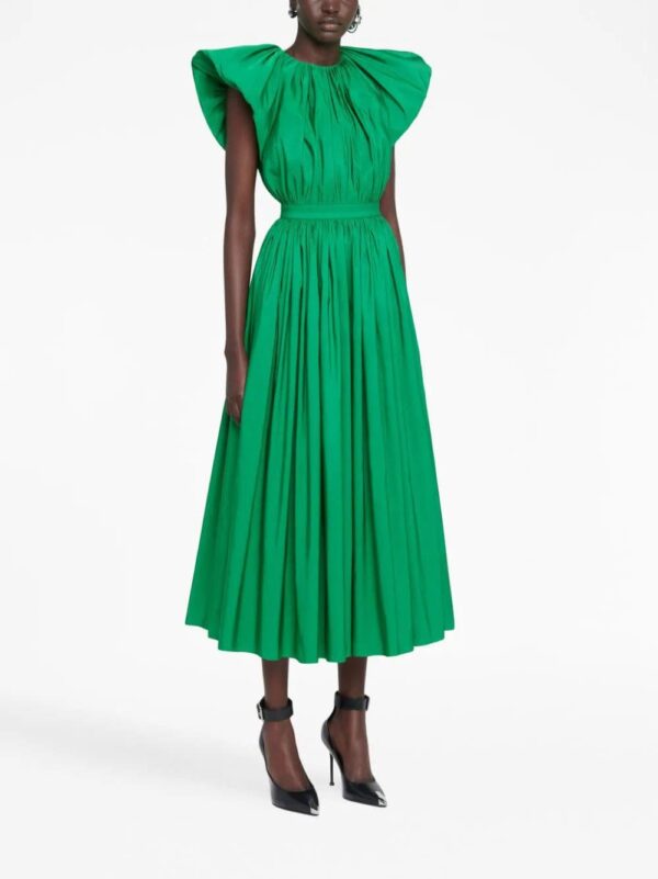 Alexander McQueen  pleated open-back dress - Image 3
