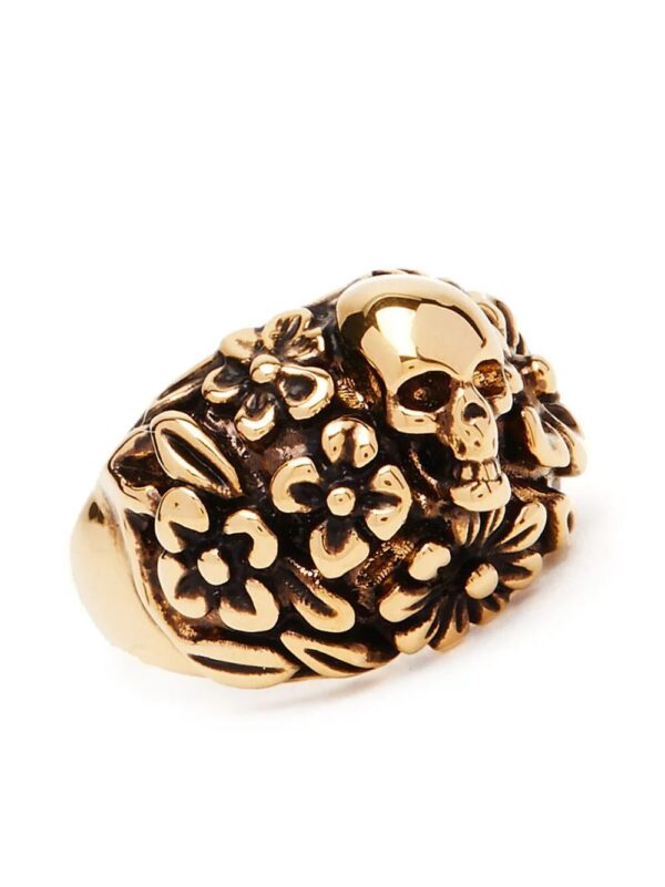 Alexander McQueen  The Floral Skull ring - Image 2