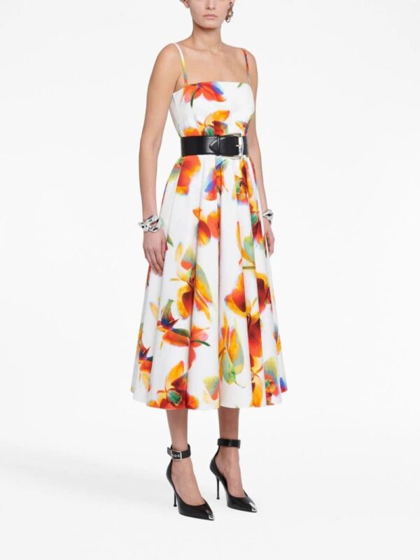Alexander McQueen  Solarised Orchid pleated dress - Image 3