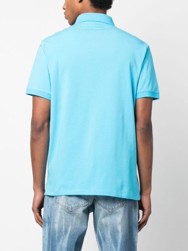Karl Lagerfeld Ikonik Karl piqué polo shirt - Image 4