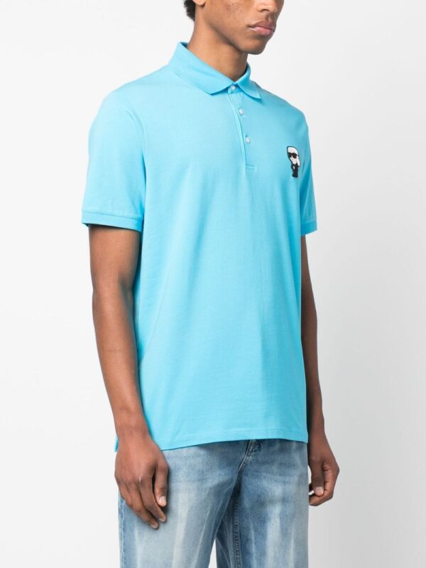 Karl Lagerfeld Ikonik Karl piqué polo shirt - Image 3