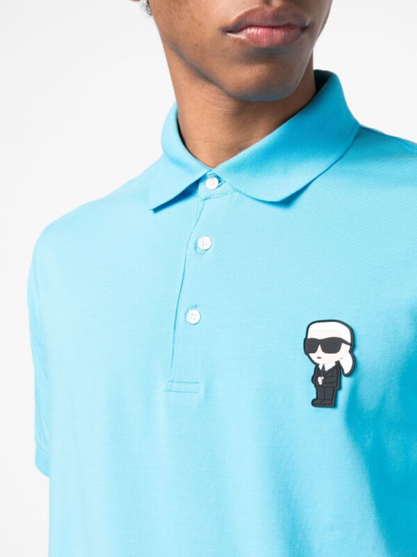 Karl Lagerfeld Ikonik Karl piqué polo shirt - Image 5