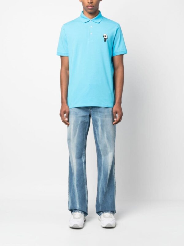 Karl Lagerfeld Ikonik Karl piqué polo shirt - Image 2