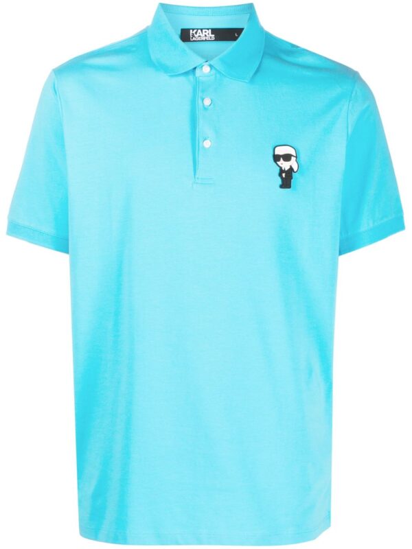 Karl Lagerfeld Ikonik Karl piqué polo shirt