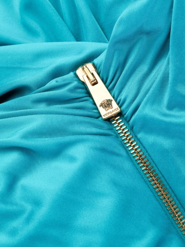 Versace ruched sleeveless midi dress - Image 6