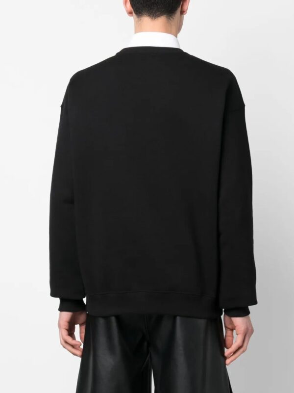 Versace  mesh logo appliqué sweatshirt - Image 3