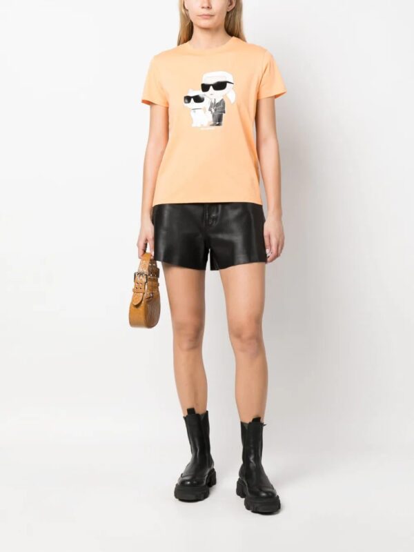 Karl Lagerfeld  graphic-print organic-cotton T-shirt - Image 2