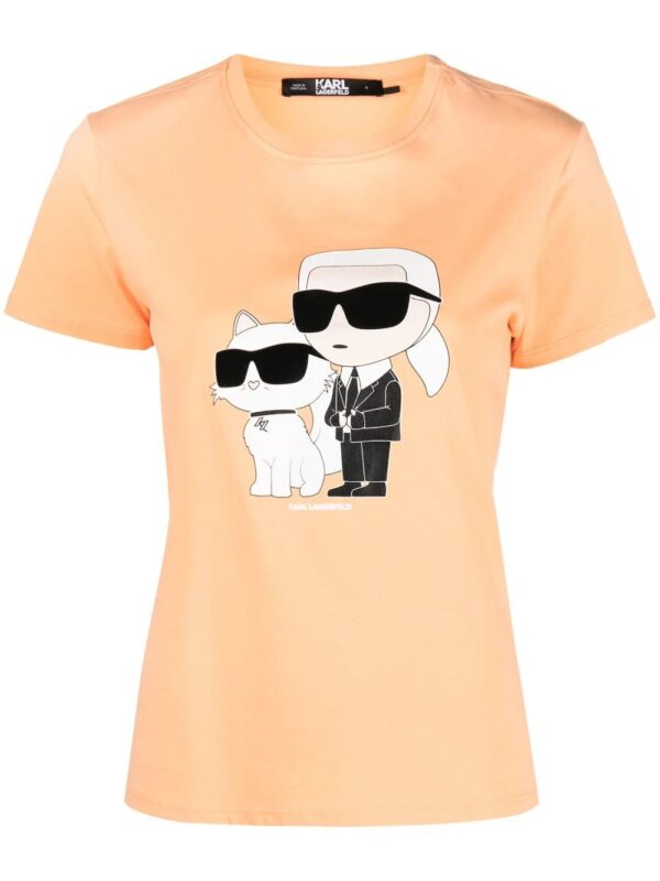 Karl Lagerfeld  graphic-print organic-cotton T-shirt