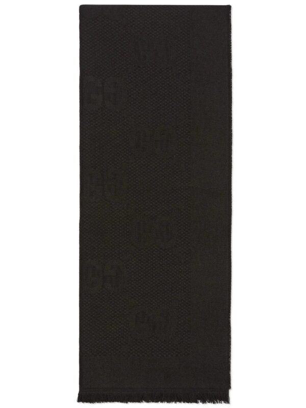 Gucci  GG frayed-brim scarf
