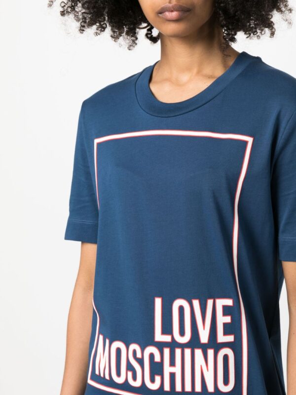 Love Moschino logo-print mini T-shirt dress - Image 5