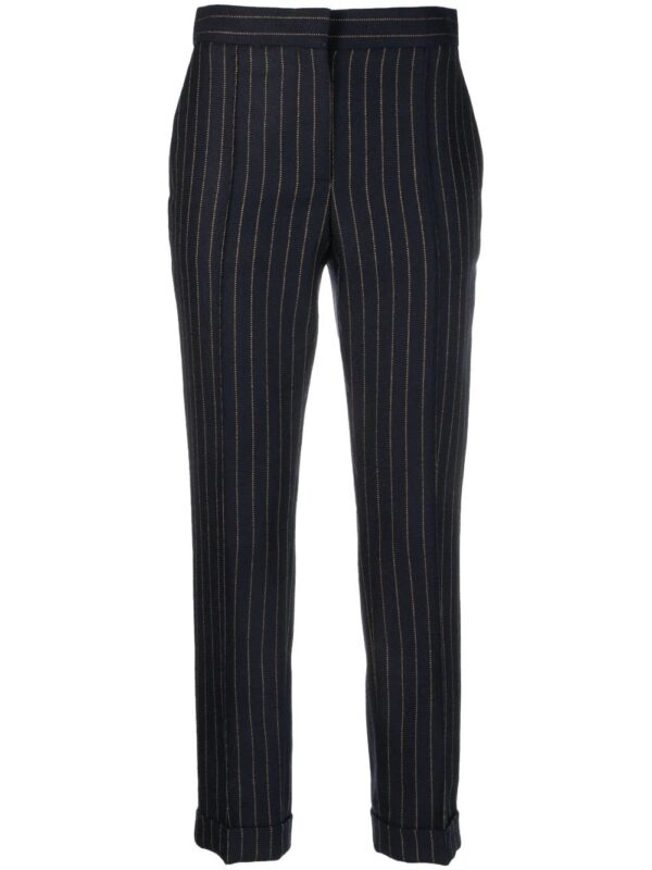Moschino  pinstripe cropped trousers
