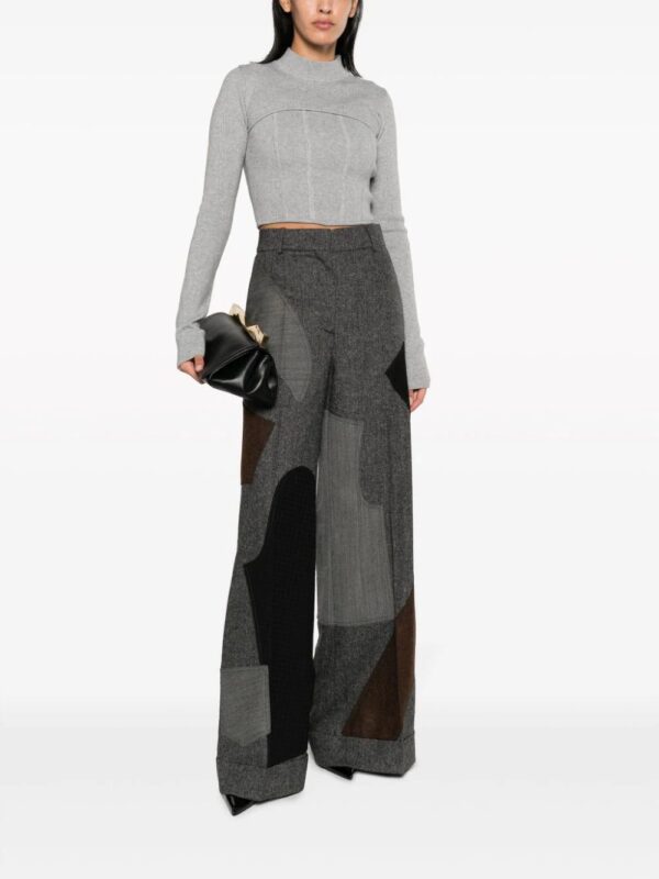 Moschino  patchwork-design palazzo trousers - Image 2