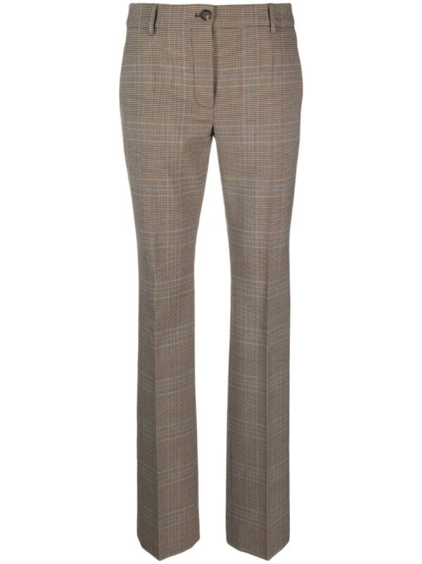Moschino  checked straight-leg trousers