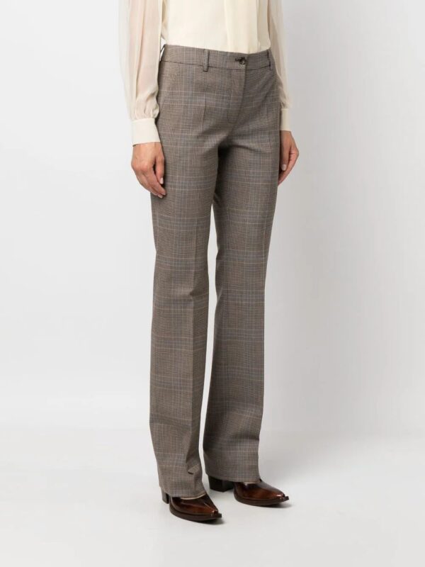 Moschino  checked straight-leg trousers - Image 3