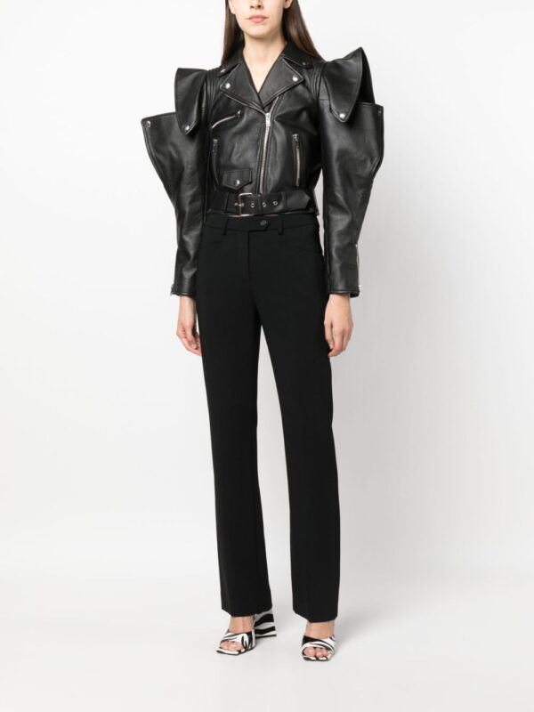 Moschino  mid-rise straight-leg trousers - Image 2