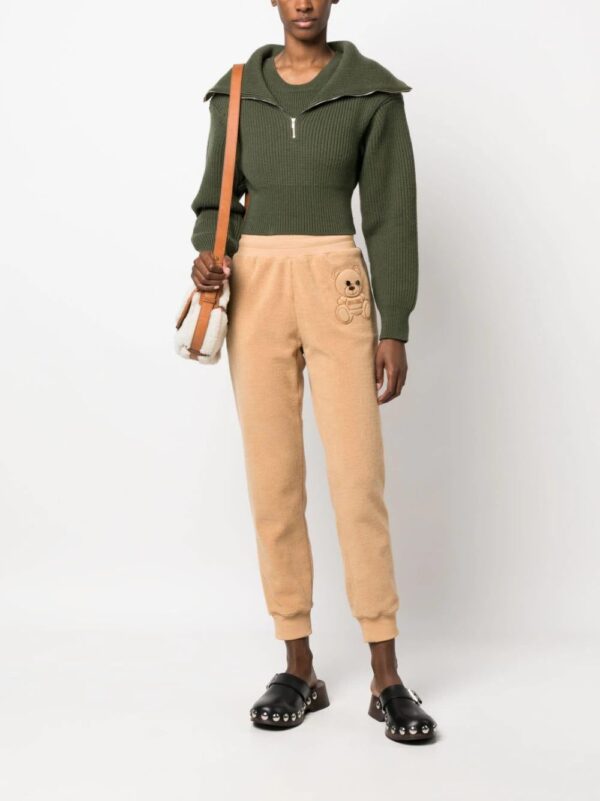 Moschino  Teddy-bear detail cropped trousers - Image 2