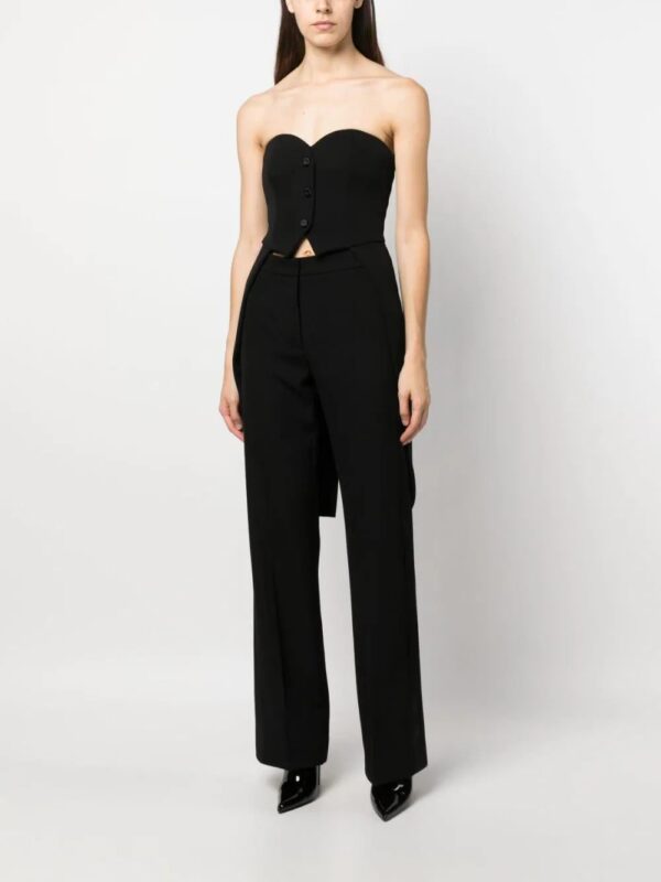 Moschino  high-rise straight-leg trousers - Image 2