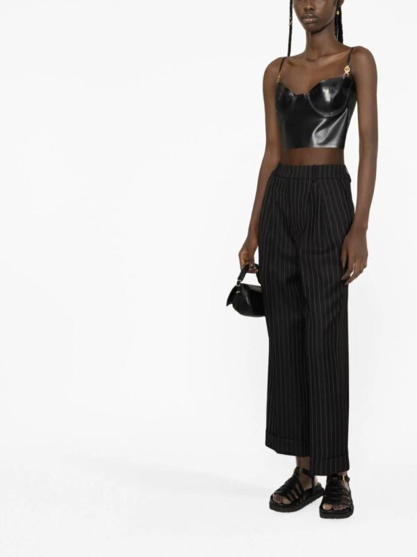 Versace  patent bustier top - Image 2