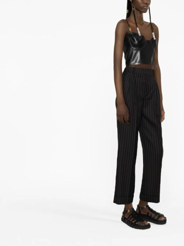 Versace  patent bustier top - Image 4