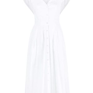 Alexander McQueen flared cotton shirtdress