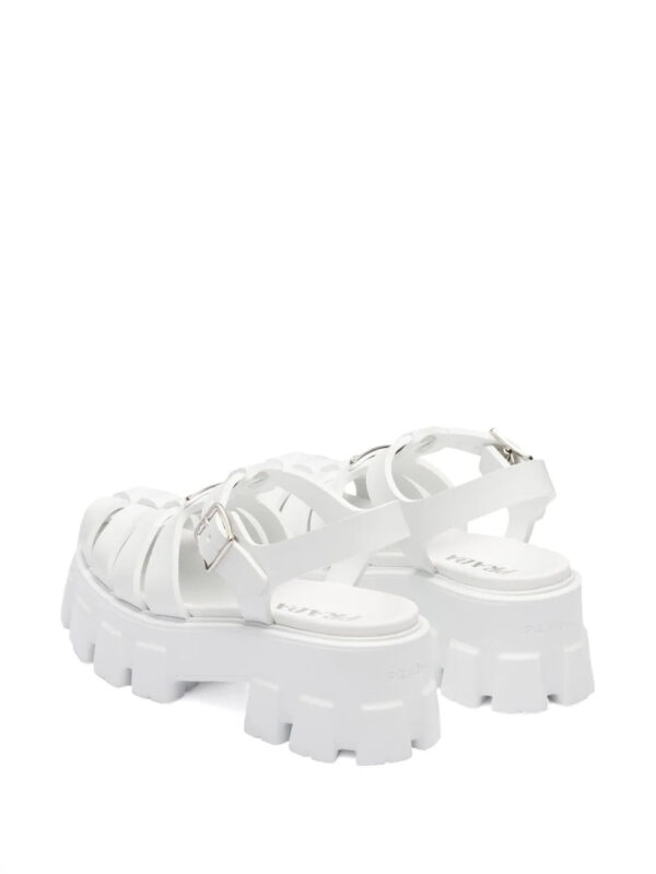 Prada  Monolith caged rubber sandals - Image 3
