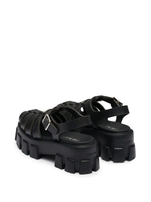 Prada  Monolith caged rubber sandals - Image 3