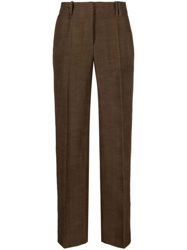 Jacquemus  Le pantalon Cordao linen-blend canvas trousers