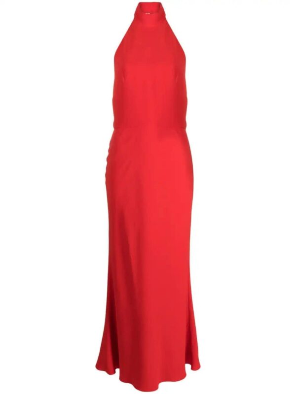Alexander McQueen  halterneck midi dress