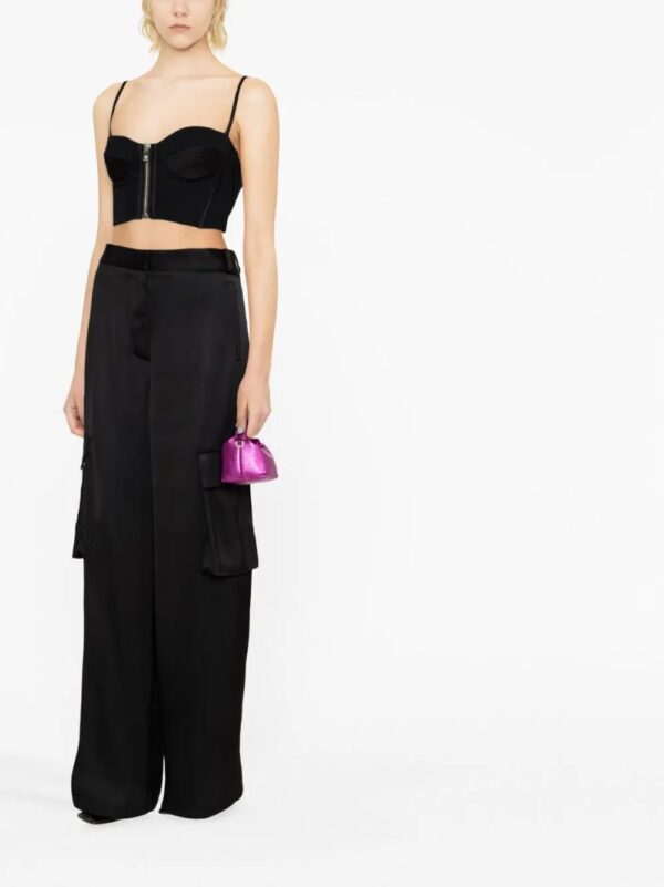 Versace  wide-leg cargo trousers - Image 2