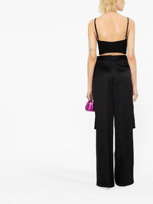 Versace  wide-leg cargo trousers - Image 3