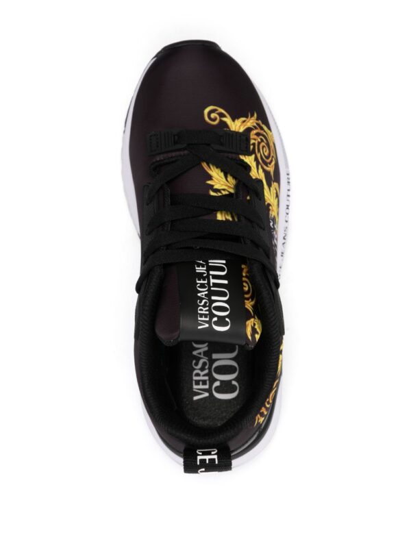 Versace Jeans Couture logo-print lace-up sneakers - Image 4