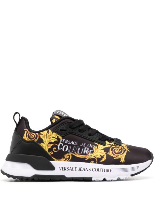 Versace Jeans Couture logo-print lace-up sneakers