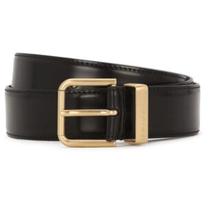 Dolce & Gabbana  logo-engraved buckle leather belt